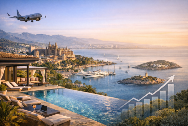 Inversión inmobiliaria en Mallorca — vista de Palma y el mercado inmobiliario balear